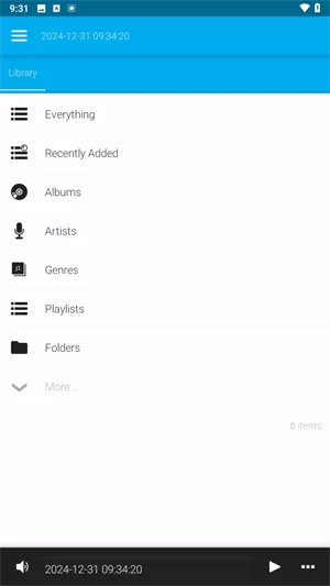 Avee Player主界面展示