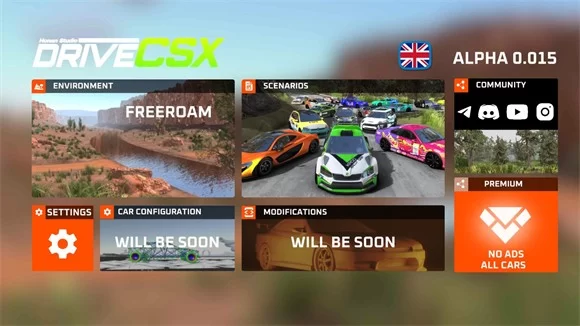 游戏特色展示：一辆汽车正在发生夸张的软体形变碰撞