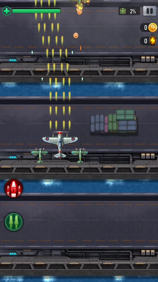 游戏中的空战场景截图