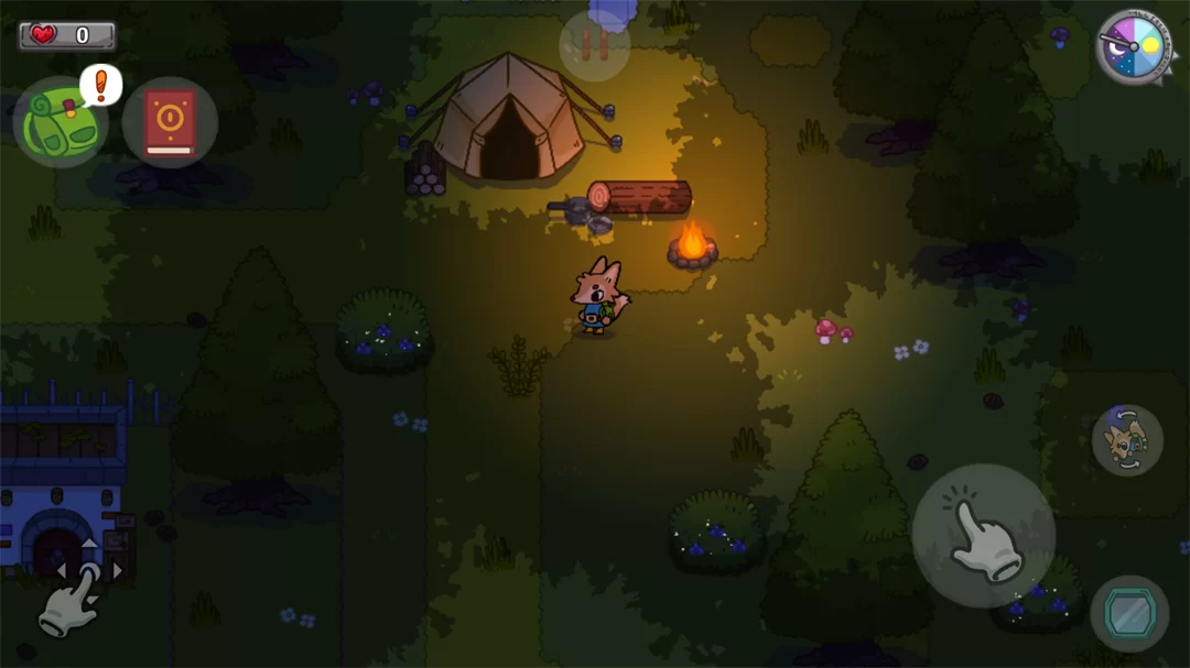 游戏主画面与角色移动