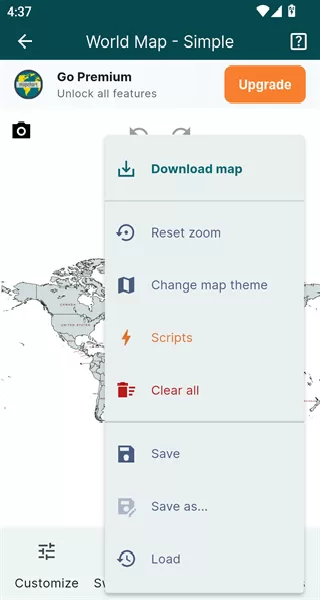 MapChart软件界面展示