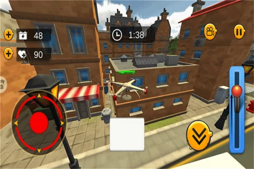 玩具飞机战场地图画面