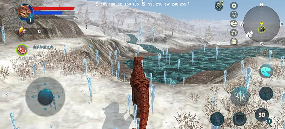 游戏内实战战斗画面