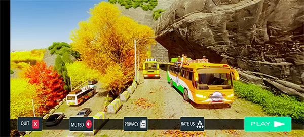 游戏中的巴士选择与城市道路