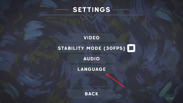 设置菜单中的语言选项 设置菜单中的语言选项