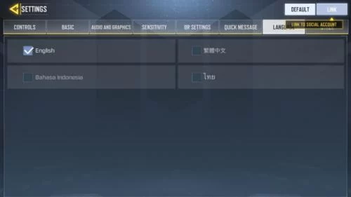 使命召唤手游国际服语言设置