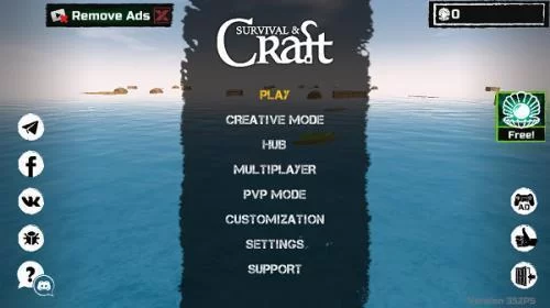 木筏求生手机正版生存界面