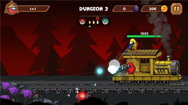 查尔斯小火车生存射击战斗场景 查尔斯小火车生存射击战斗场景