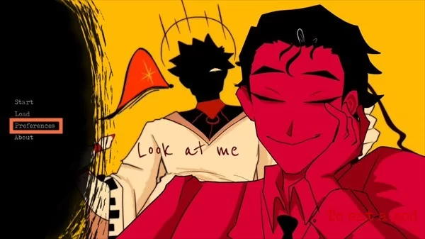 ToEatAGod第二章游戏对话界面展示，展示了神威压迫值UI及角色动态立绘