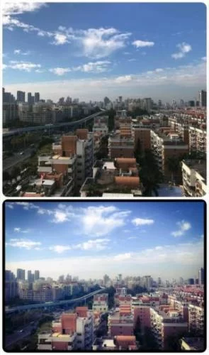 Photoshop安卓版修图过程对比