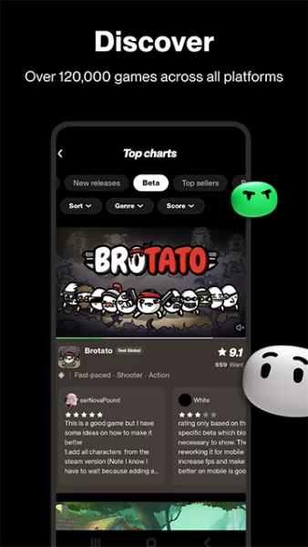 TapTap海外版主界面